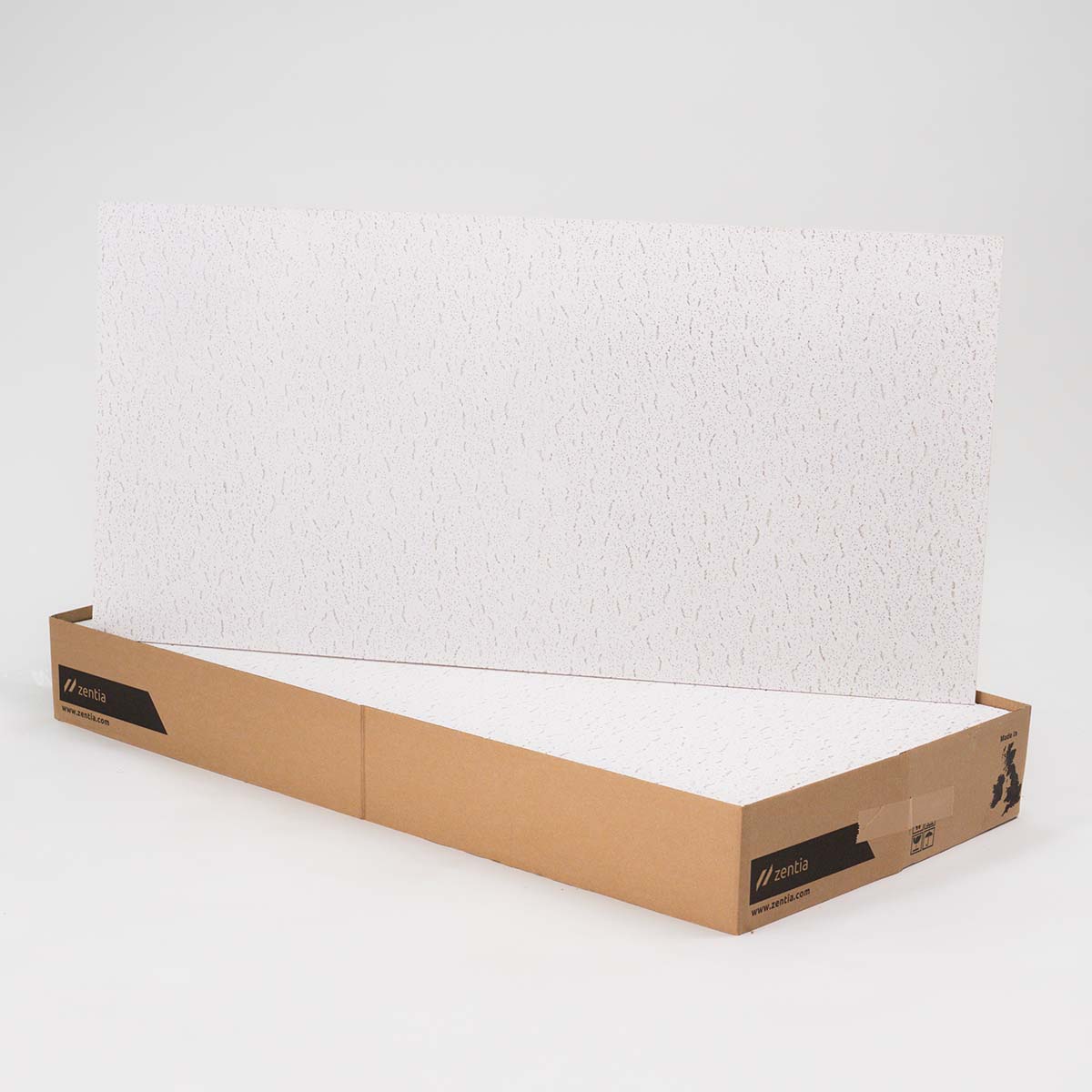 Rectangular Ceiling Tiles – 1200x600mm with Square Edge – Zentia Fission
