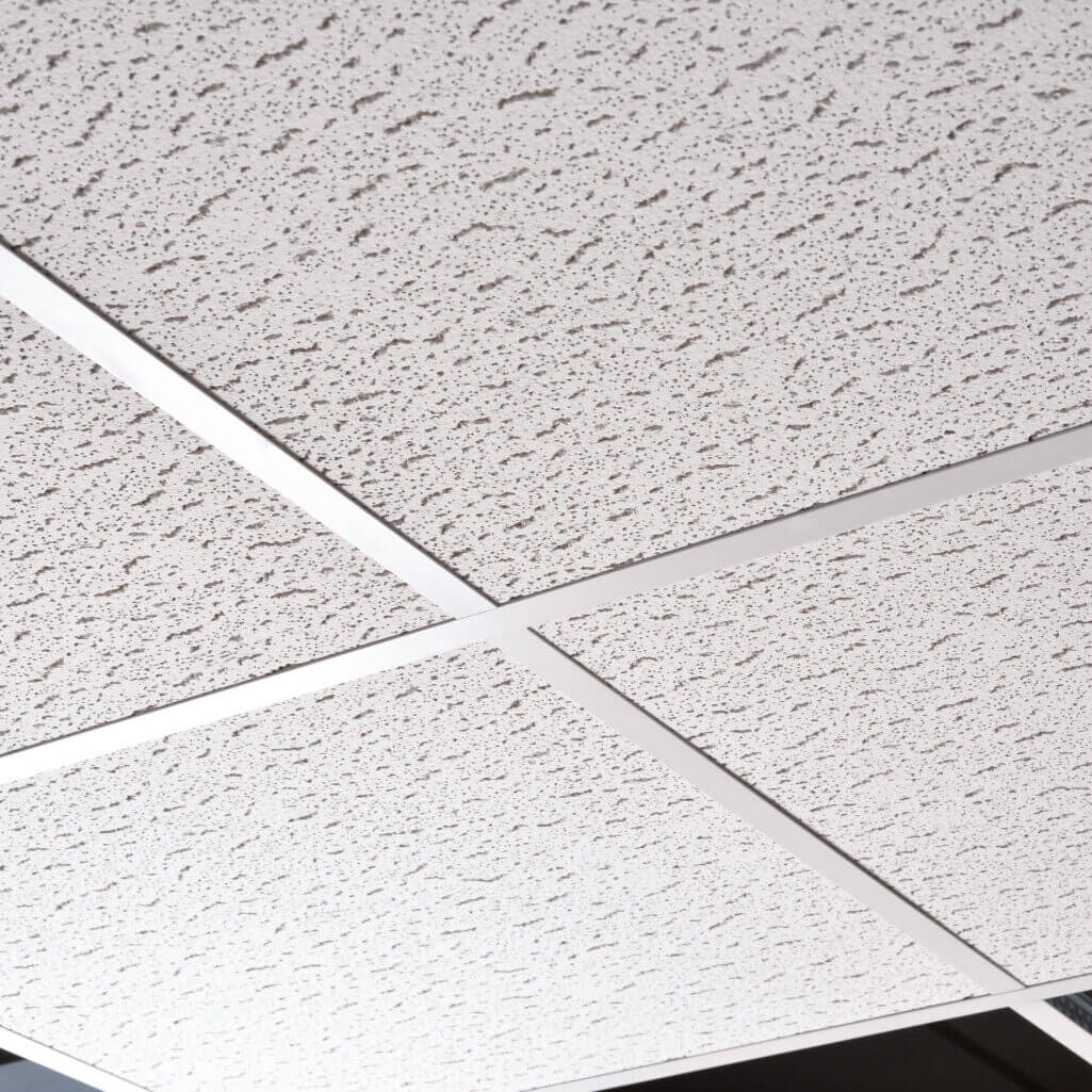 Affordable Ceiling Tiles – 600x600mm with Square Edge – Zentia Fission